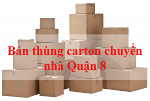 Bán thùng carton chuyển nhà quận 8